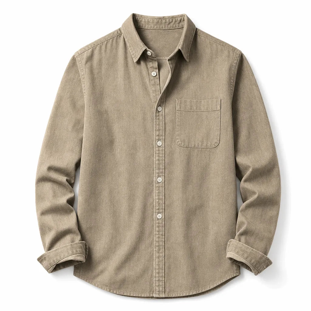 Callum™ | Men's Long Sleeve Casual Shirt