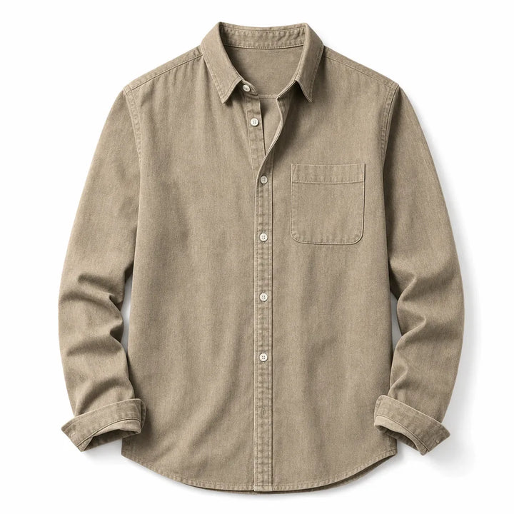 Callum™ | Men's Long Sleeve Casual Shirt
