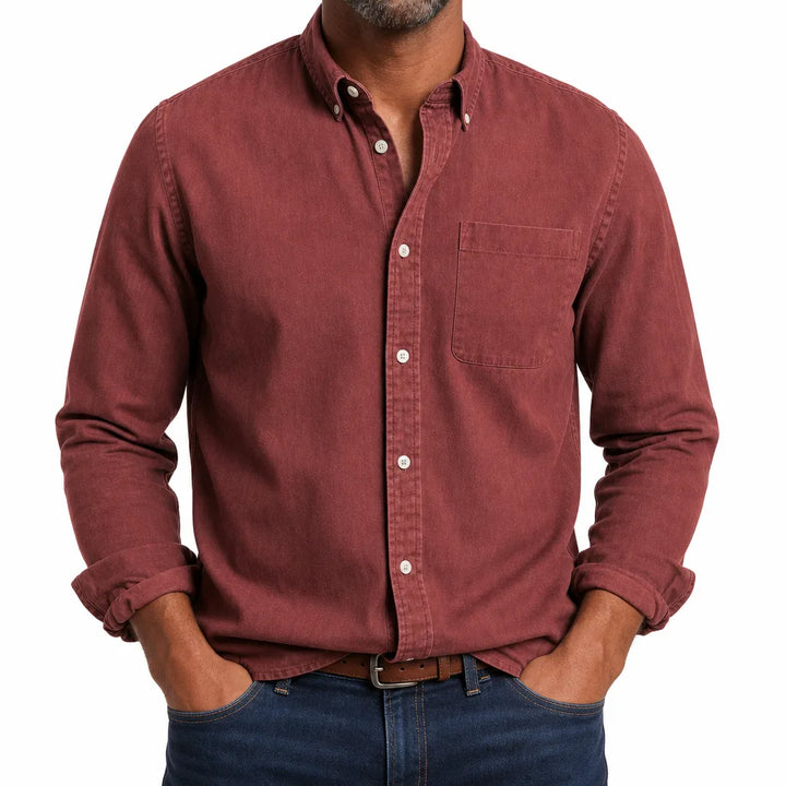 Callum™ | Men's Long Sleeve Casual Shirt