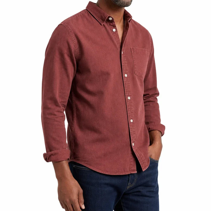Callum™ | Men's Long Sleeve Casual Shirt