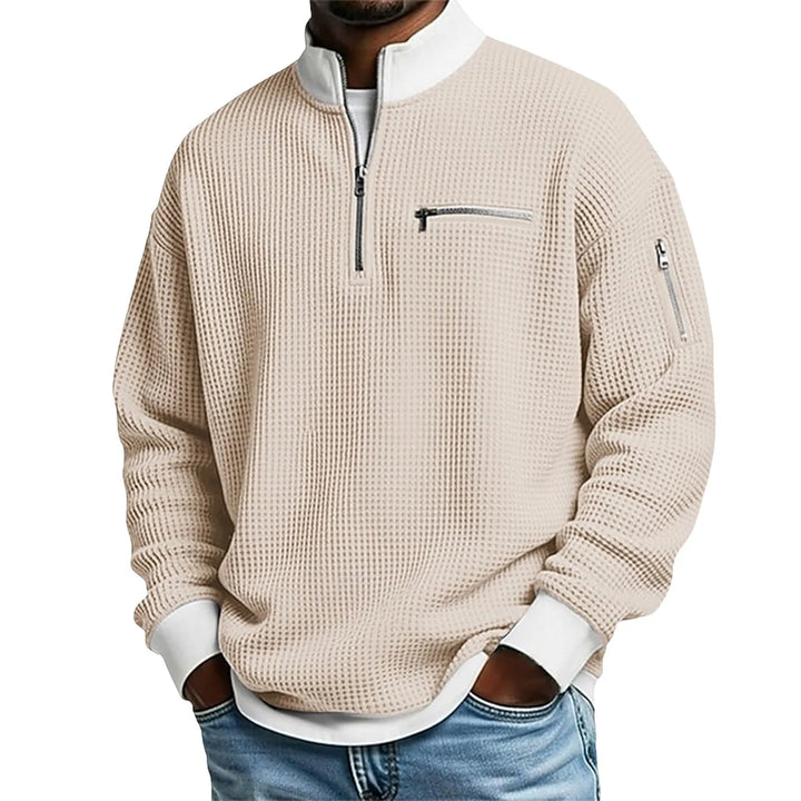 Carlson™ | Men's Textured Quarter-Zip Sweater