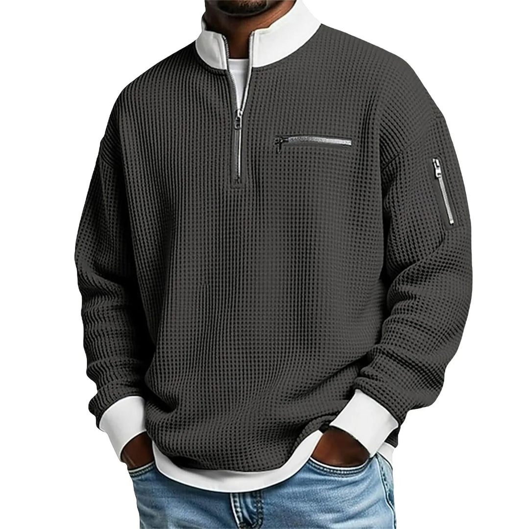 Carlson™ | Men's Textured Quarter-Zip Sweater