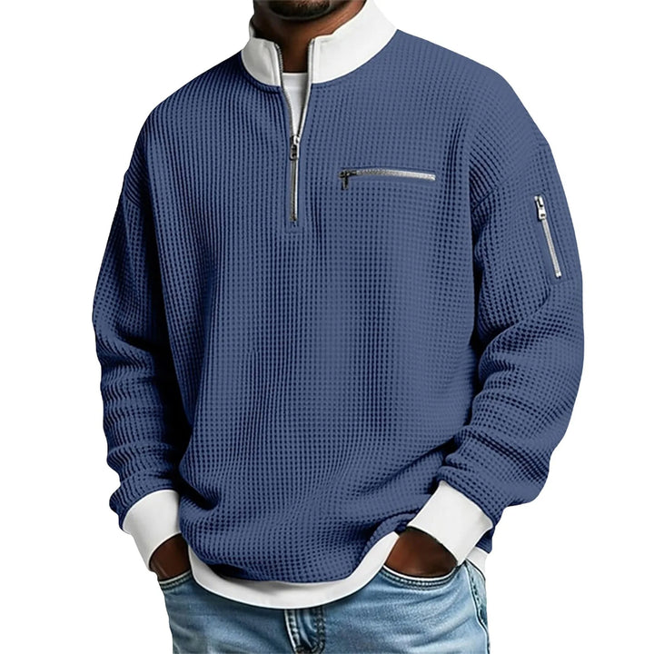 Carlson™ | Men's Textured Quarter-Zip Sweater