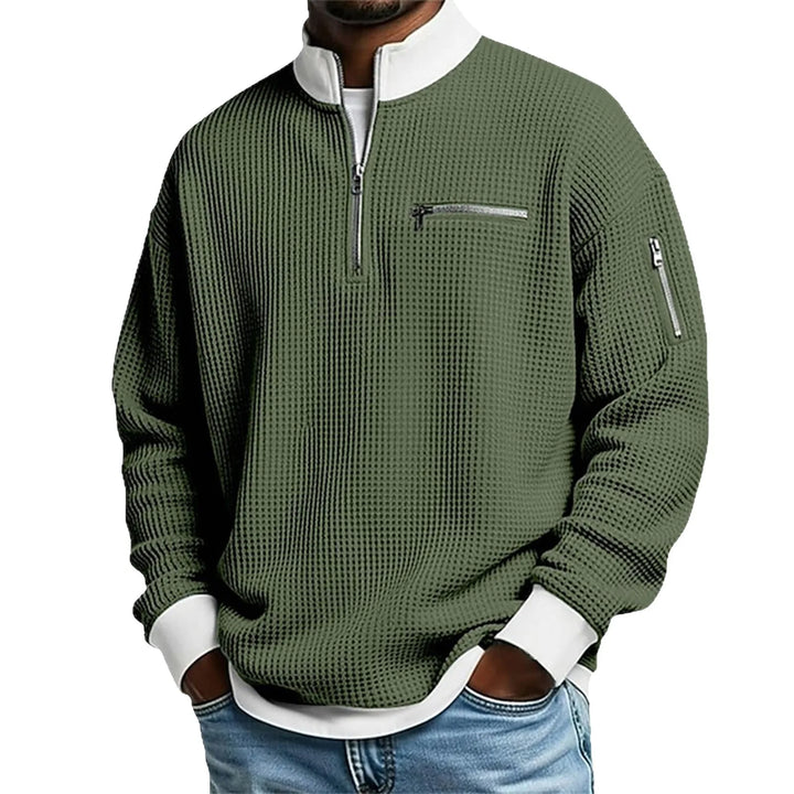 Carlson™ | Men's Textured Quarter-Zip Sweater