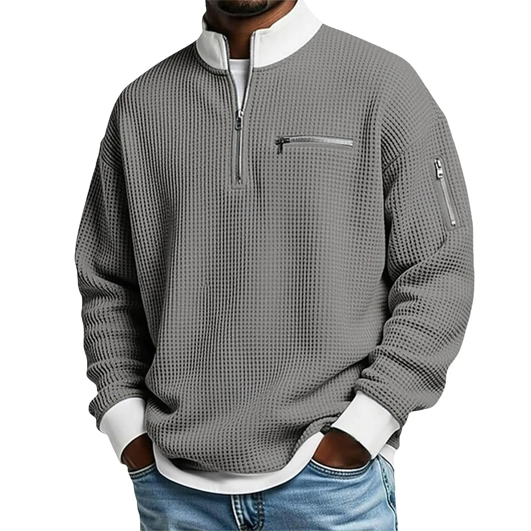 Carlson™ | Men's Textured Quarter-Zip Sweater