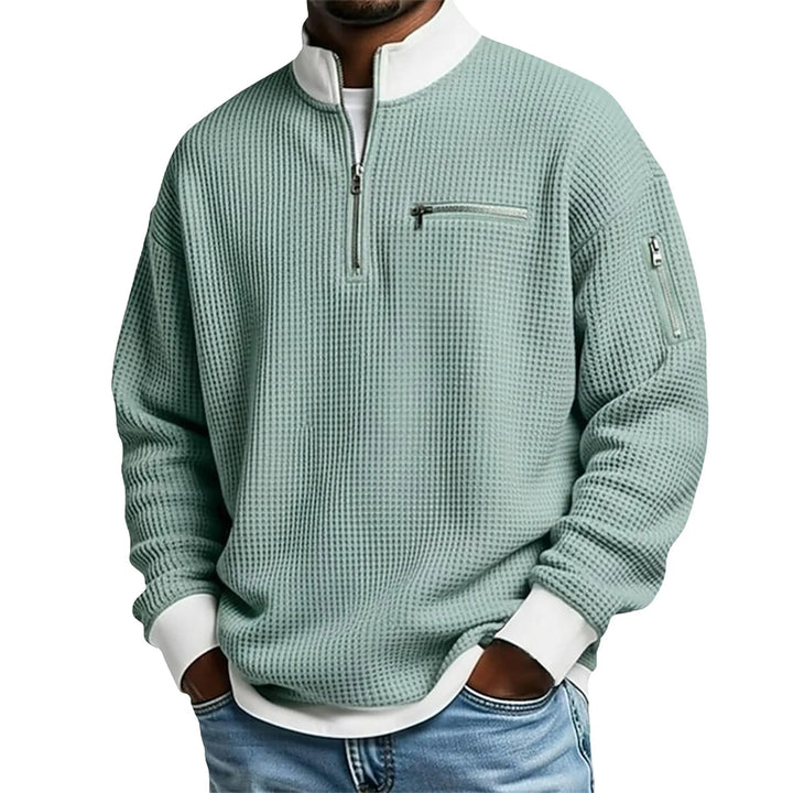 Carlson™ | Men's Textured Quarter-Zip Sweater