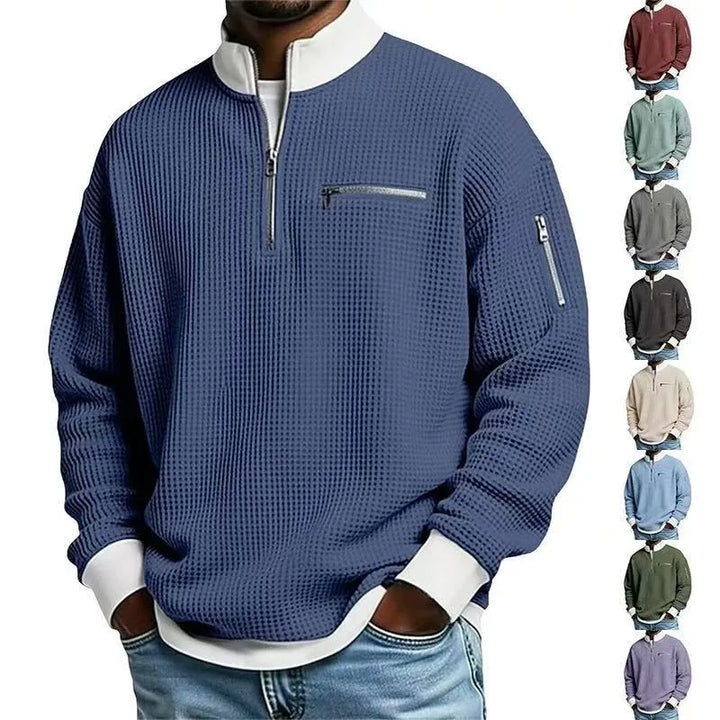 Carlson™ | Men's Textured Quarter-Zip Sweater