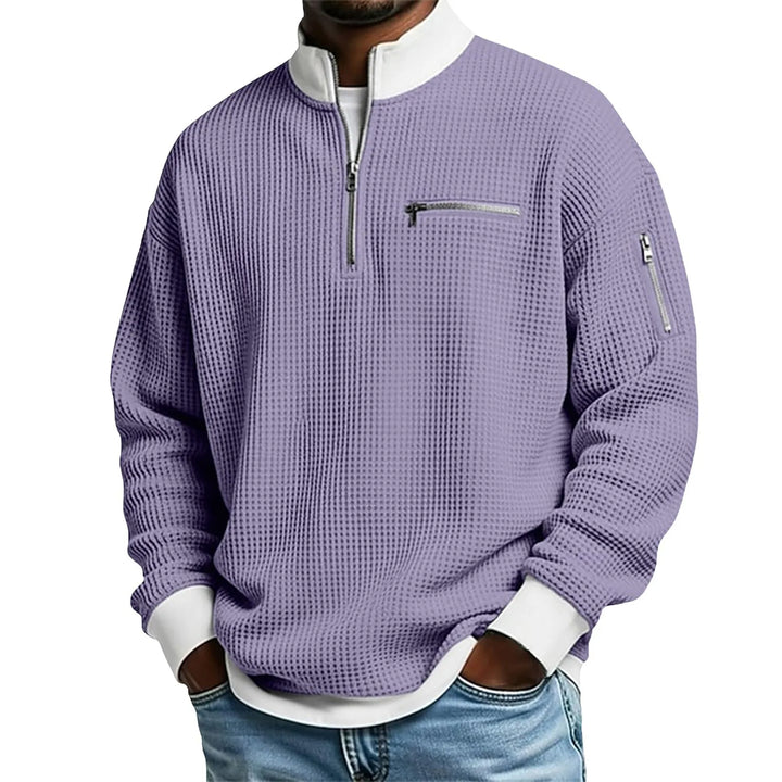 Carlson™ | Men's Textured Quarter-Zip Sweater