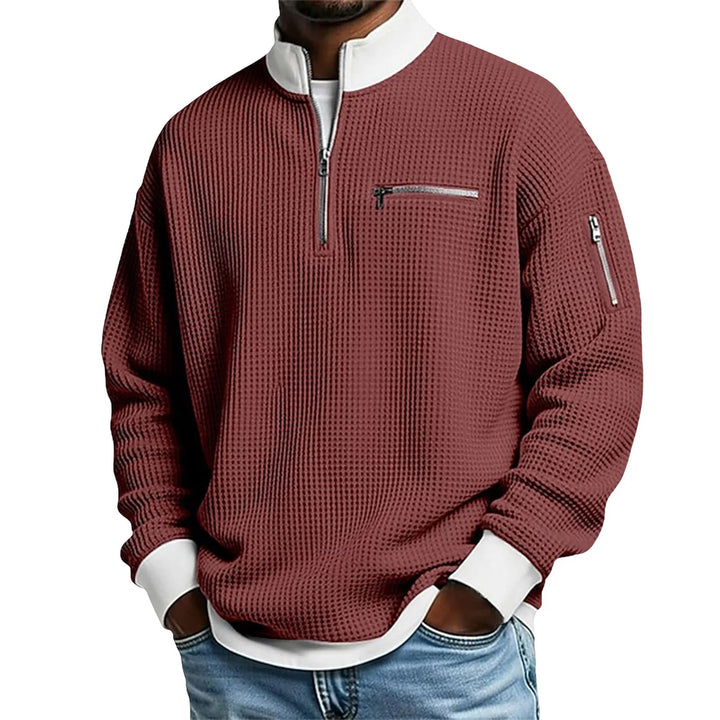 Carlson™ | Men's Textured Quarter-Zip Sweater