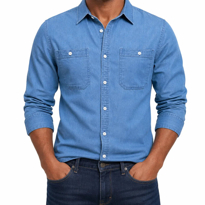 Casper™ | Men's Western Denim Shirt