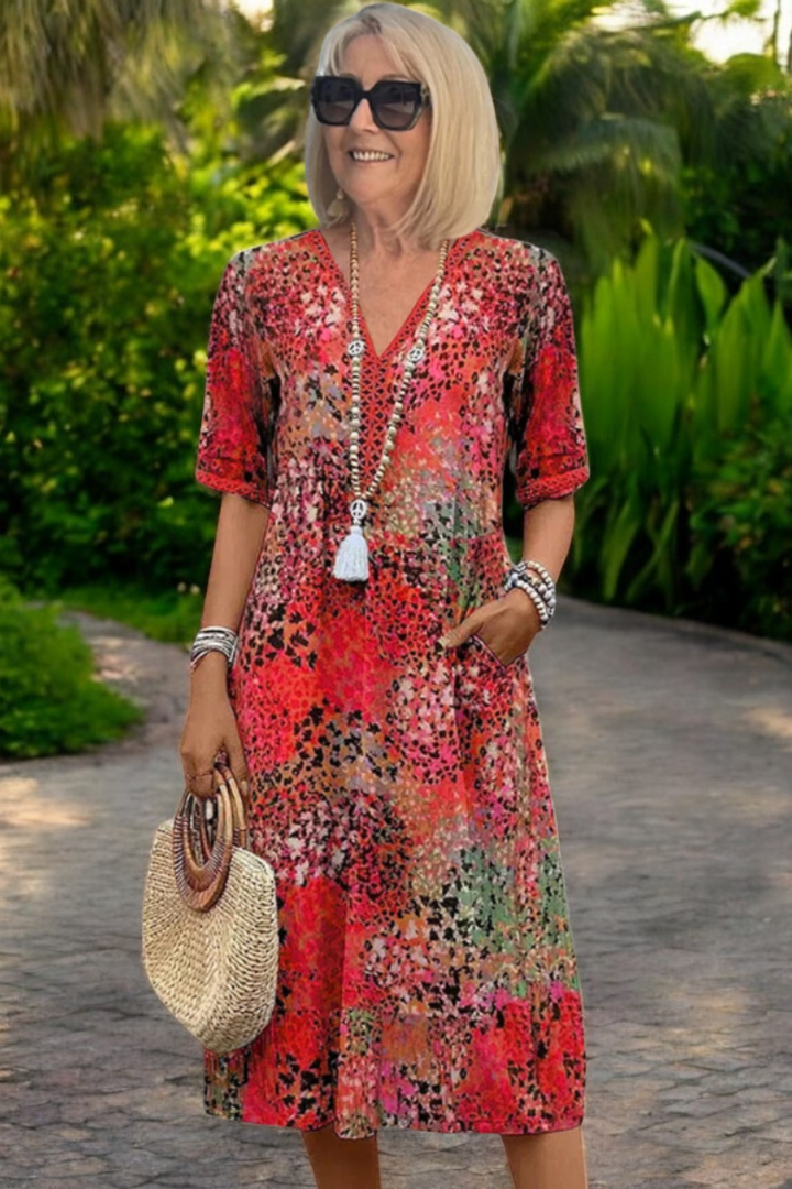 Vanessa | Flowing Boho Dress