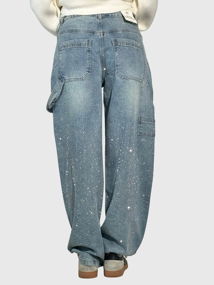 Stella™ | Diamond-Pattern Trousers