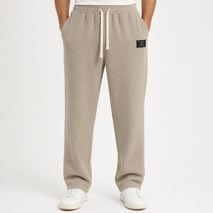 Clifford™ | Men's Waffle Wide-Leg Trousers