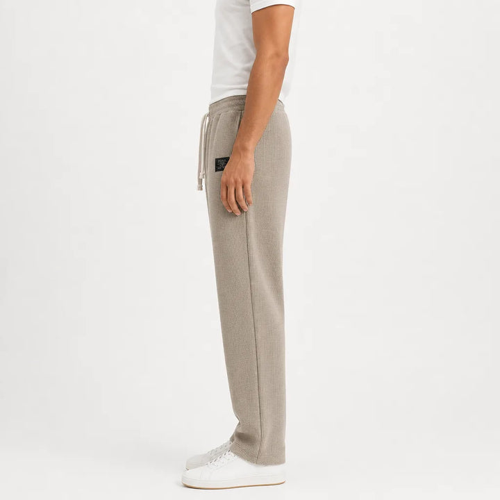 Clifford™ | Men's Waffle Wide-Leg Trousers
