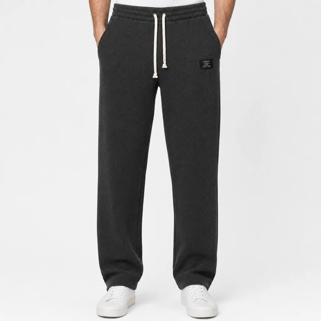 Clifford™ | Men's Waffle Wide-Leg Trousers