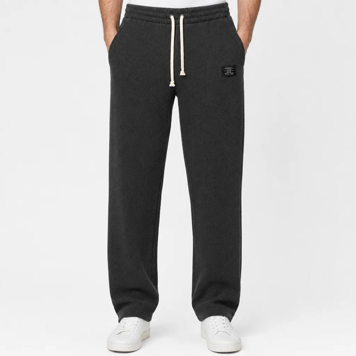 Clifford™ | Men's Waffle Wide-Leg Trousers