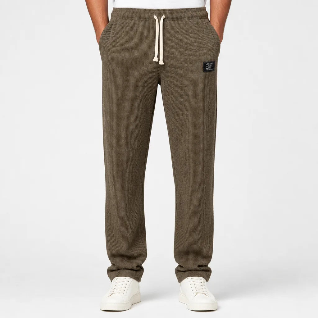 Clifford™ | Men's Waffle Wide-Leg Trousers
