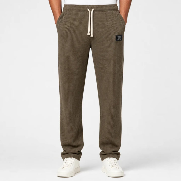 Clifford™ | Men's Waffle Wide-Leg Trousers