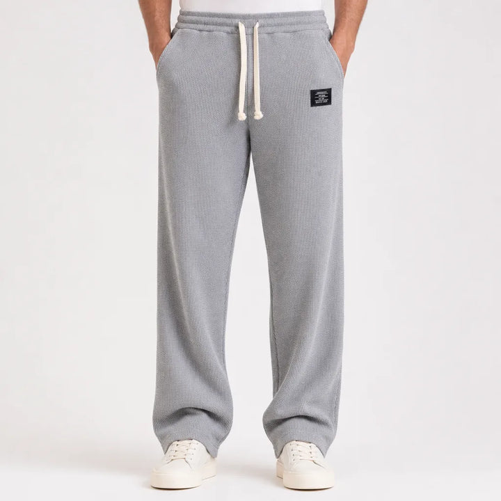 Clifford™ | Men's Waffle Wide-Leg Trousers