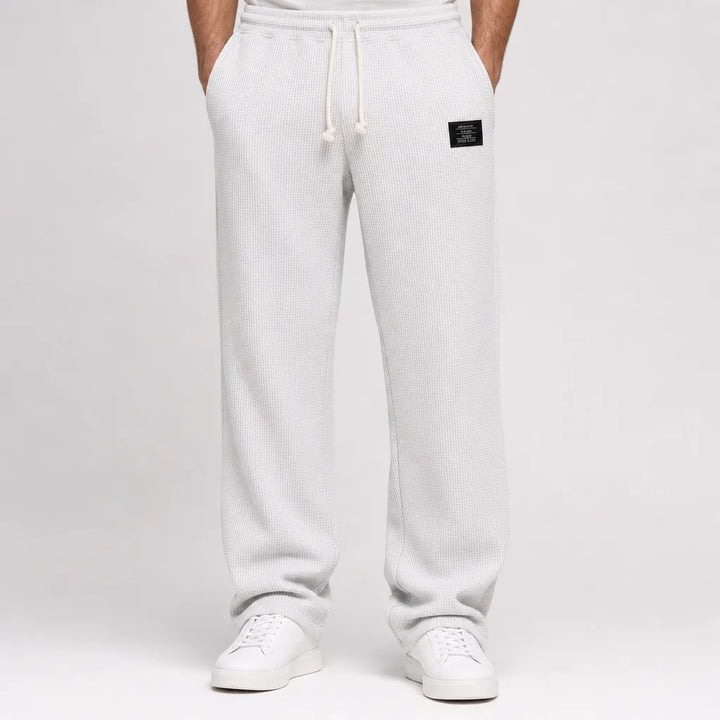Clifford™ | Men's Waffle Wide-Leg Trousers