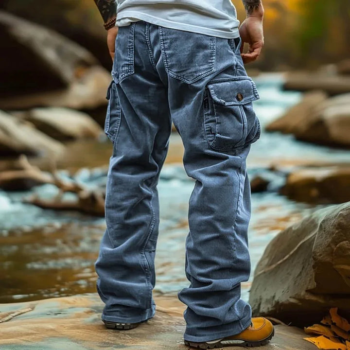 Cooper™ | Men's Rugged Wide Leg Cargo Trousers