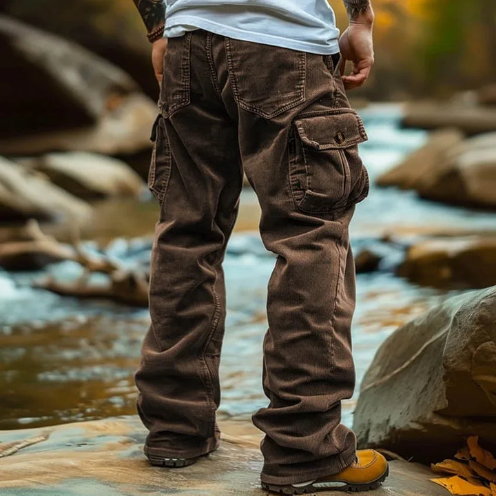 Cooper™ | Men's Rugged Wide Leg Cargo Trousers