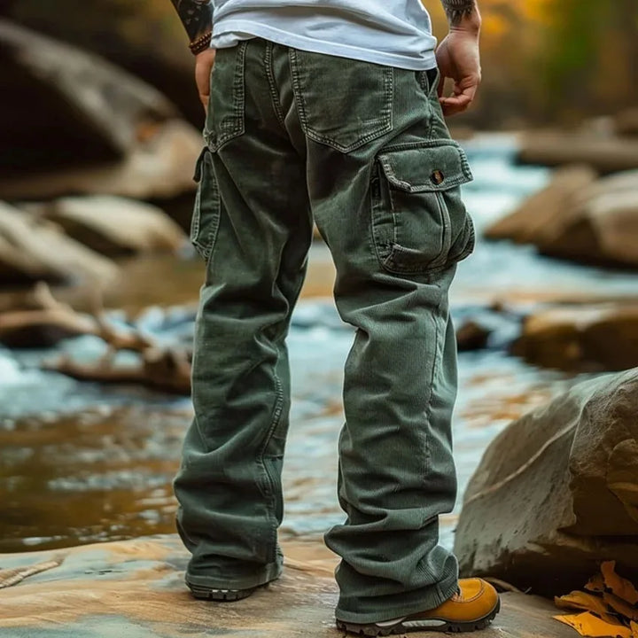 Cooper™ | Men's Rugged Wide Leg Cargo Trousers