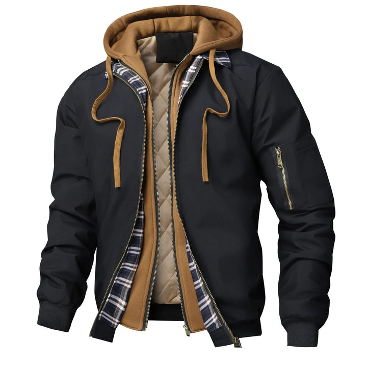 Cranston™ | Men's Quilted Hooded Bomber Jacket