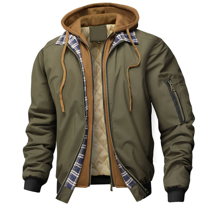 Cranston™ | Men's Quilted Hooded Bomber Jacket