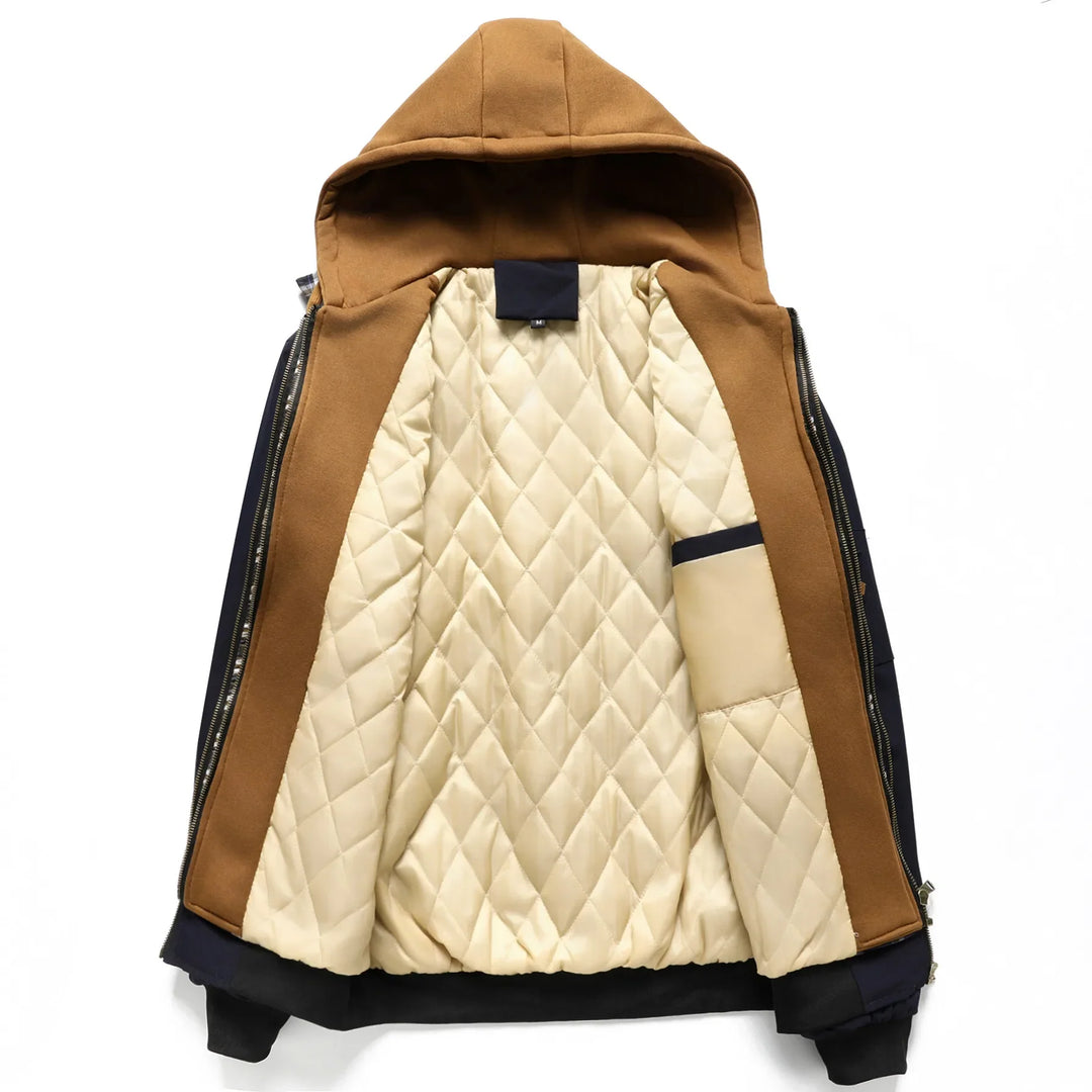 Cranston™ | Men's Quilted Hooded Bomber Jacket