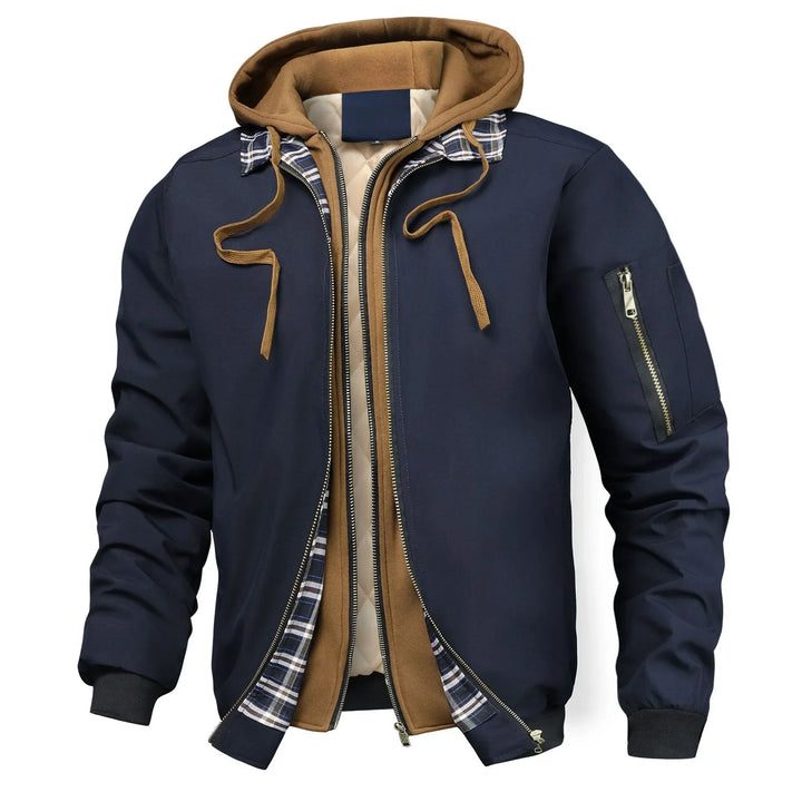 Cranston™ | Men's Quilted Hooded Bomber Jacket