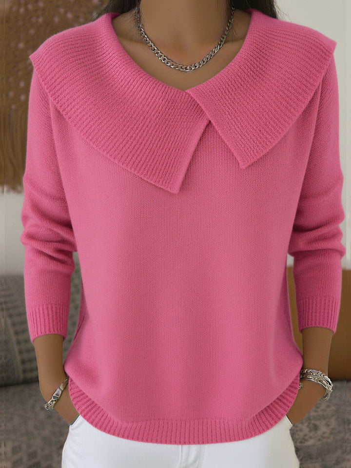 Lucie | Soft-Collar Warm Jumper