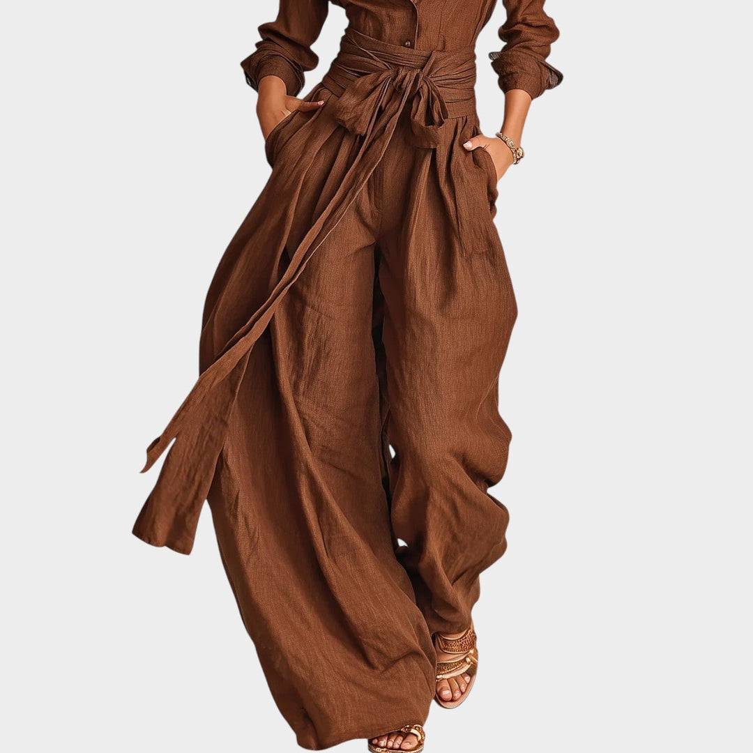 Effortlessly Elegant Wide-Leg Jumpsuit