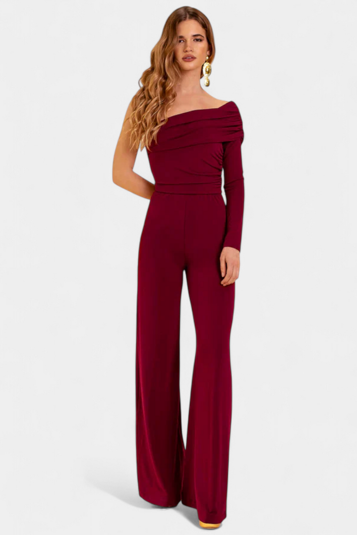 Elegant Mono Noalla One-Shoulder Dress