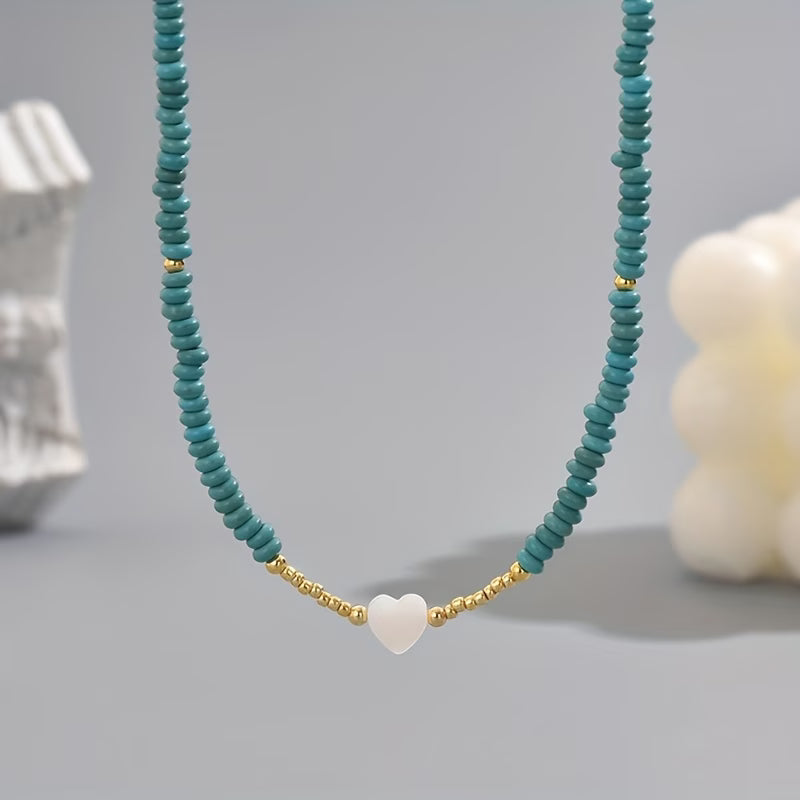 Cora™ | Turquoise Heart Necklace