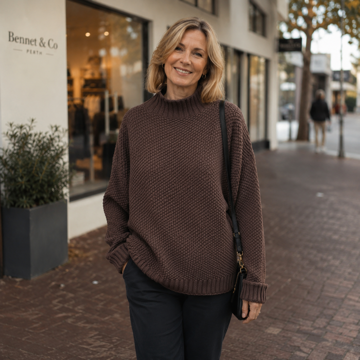 Patricia | Merino Wool Turtleneck Jumper