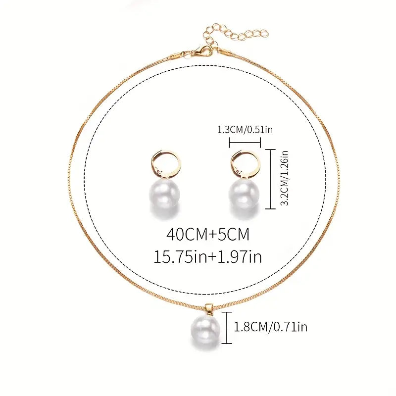 Mireille™ | Pearl Necklace Set