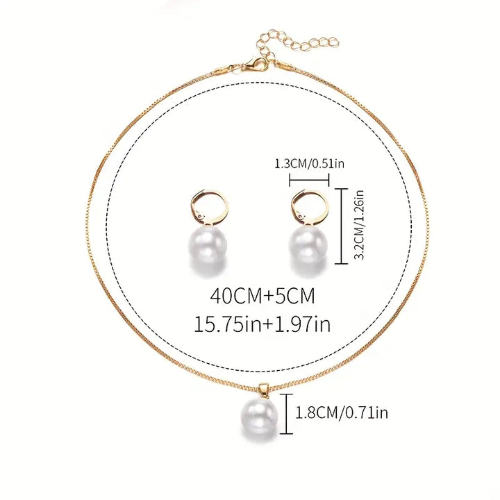Mireille™ | Pearl Necklace Set