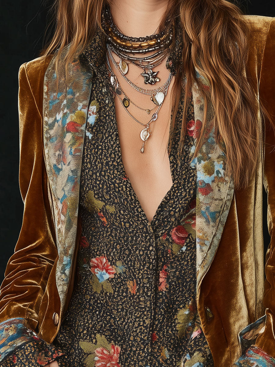 Posy | Floral Patchwork Blazer