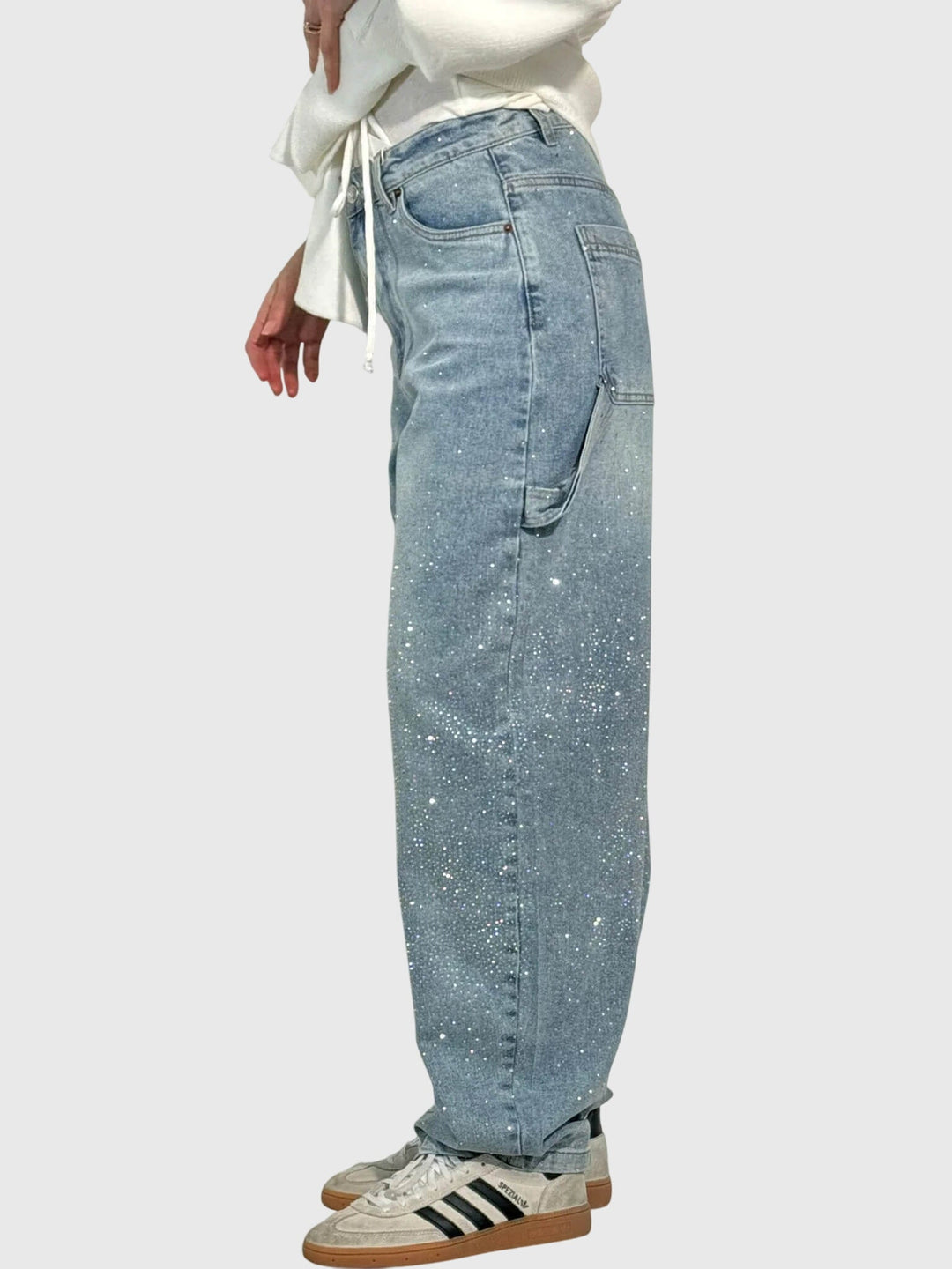 Stella™ | Diamond-Pattern Trousers
