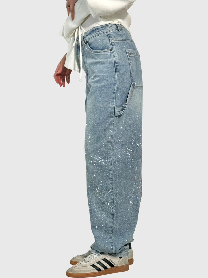 Stella™ | Diamond-Pattern Trousers