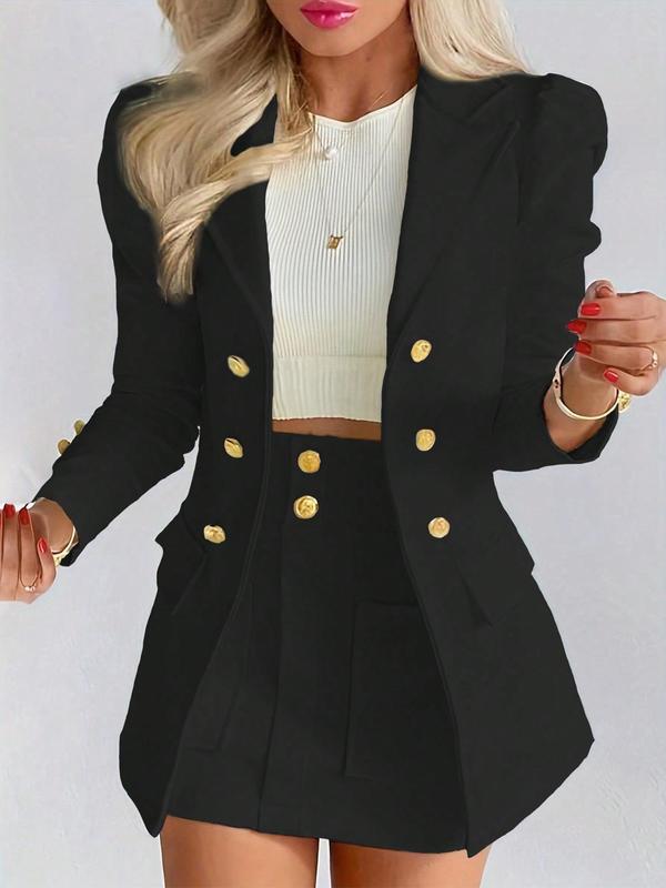 Magda™ | Blazer & Skirt Two-Piece Set