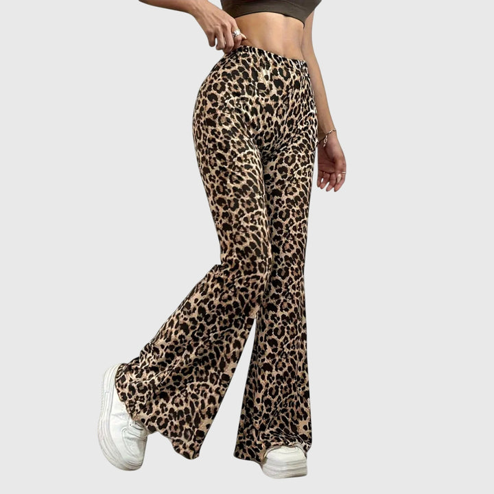 Renza™ | Leopard Bootcut Trousers