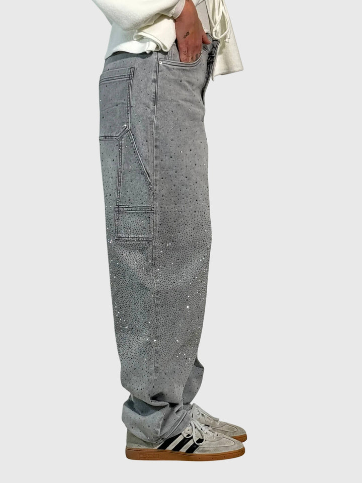Stella™ | Diamond-Pattern Trousers