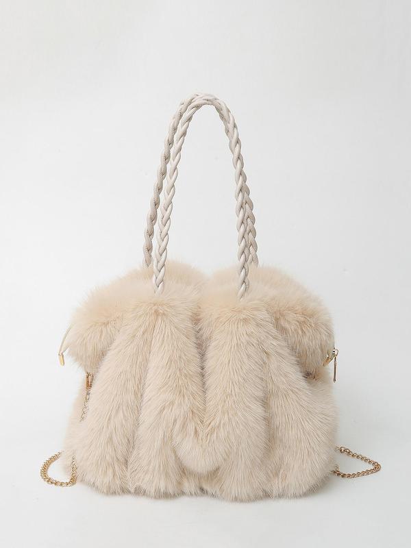 Charlotte™ | Versatile Plush Velvet Shoulder Tote Bag