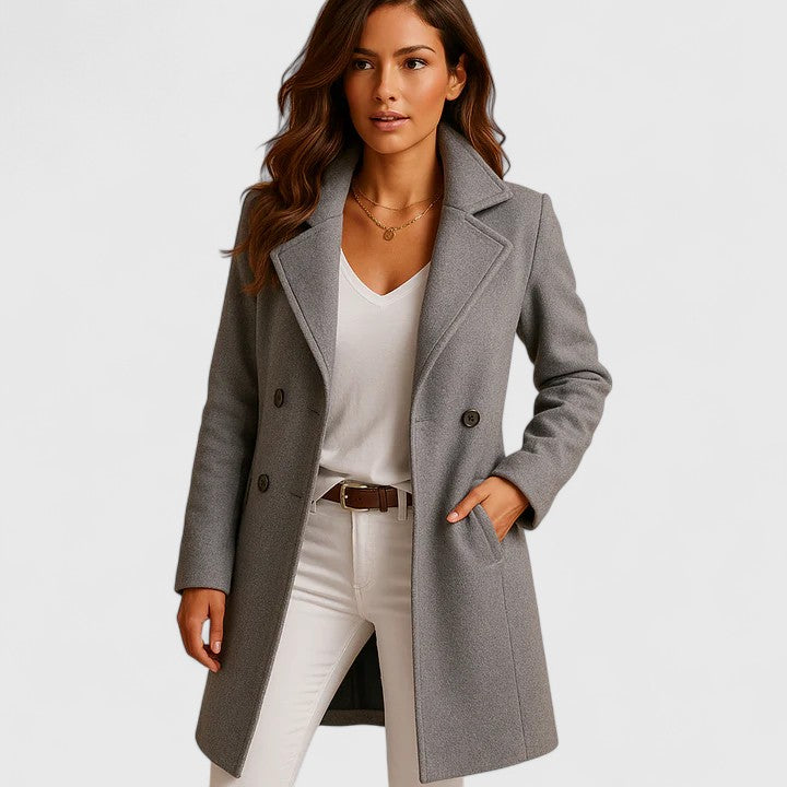Isabell – Elegant coat with a classic cut