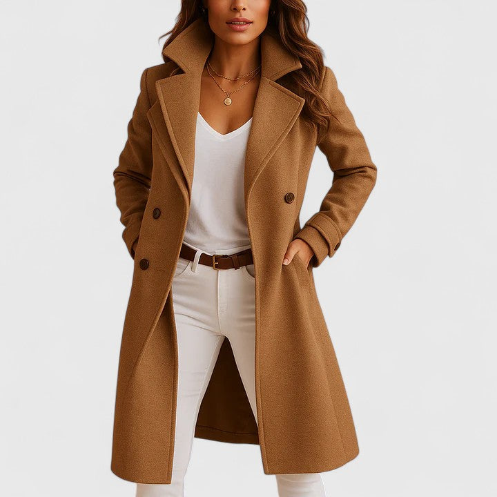 Isabell – Elegant coat with a classic cut