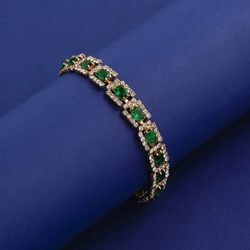 Amara™ | Rosewood Emerald Shine Bracelet