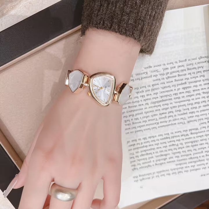 Vera™ | Turquoise Stone Gold Bracelet Watch