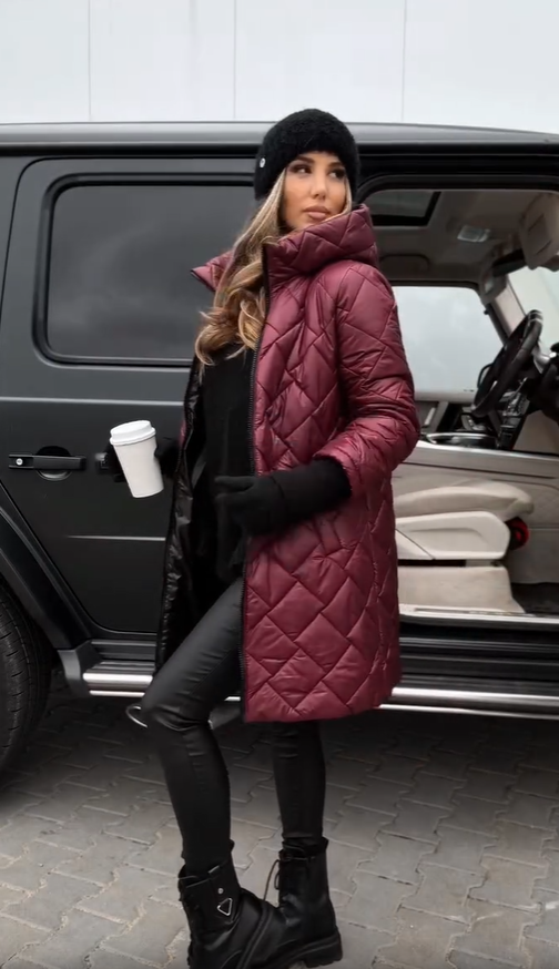 Bogna | Quilted Hooded Winter Coat
